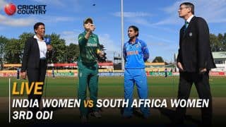 Live cricket score, India Women vs South Africa Women, 3rd ODI: Shikha strikes; Lee dismissed